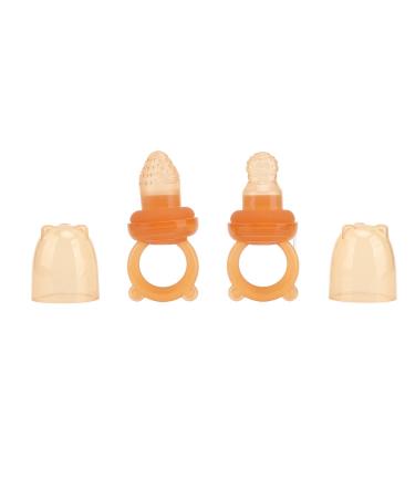 2Pcs Baby Fruit Feeder Pacifier Silicone Toddler Infant Teething Teether Toy