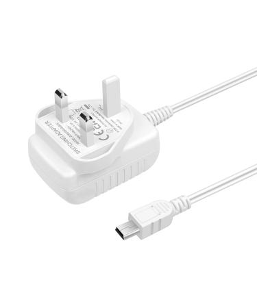 Baby Camera Monitor Charger MYPIN Baby Monitor and Parent unit Power Supply - Mini USB Switching Adapter 5V/1000mA Output UK Plug with 2.5m Cable Compatible with HS0114/HS0123/HS0132 Charger - HS0384