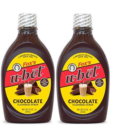 Fox's U-Bet Original Chocolate Flavor Syrup 22 Oz (Pack Of 2)