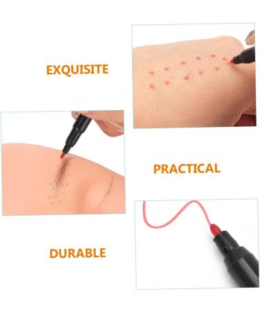 NOLITOY 40 Pcs Eyebrow Marker Pen Tattoos Accessory Beauty Marker Multifunction Accessories Plastic Red - Buy Online on SooperMarket.com