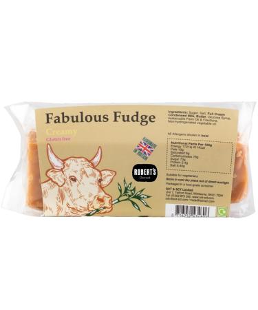 Fabulous Fudge 320g bar - Gluten Free Vegetarian and Handmade in Britain Family Recipe (Creamy)