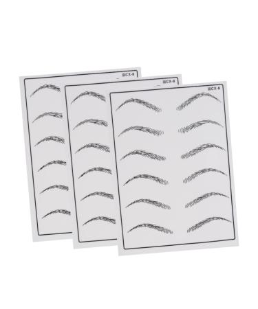 Angoily Eyebrow Practice Skin Eyebrow Microblading Skin Eyebrow Training Skin Practice Tools