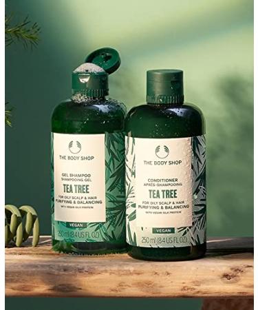 The Body Shop Tea Tree Purifying Shampoo 8.4 Fl Oz - Vegan Formula for Oily Hair & Scalp | Pack of 1 - Buy Online on SooperMarket.com