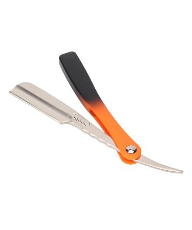 Straight Edge Razor Without Blade - Manual Mustache & Beard Shaver | Silver Beard Blade Holder for Precision Grooming - Buy Online on SooperMarket.com