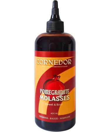 CORNEDOR - Pomegranate Molasses | 400 ml | Syrup Dressing Sauce Marinade |Sweet & Sour| 100% Pomegranate No added sugar No additives Pomegranate 400 ml