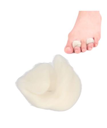 Wool Cushioning Toe Separator Wool Toe Cushion Corrector for Reduce Friction Sweat Absorbing and Breathable Wool Toe Cushion Corrector