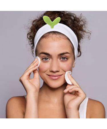 Makeup Headband Elastic Sprout Head Wraps Face Washing Hair Bands White shower head wraps - Buy Online on SooperMarket.com