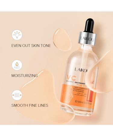 Vitamin C Essence Face Serum 100ml - Firming Hydrating & Smoothing for Even Skin Tone - Buy Online on SooperMarket.com
