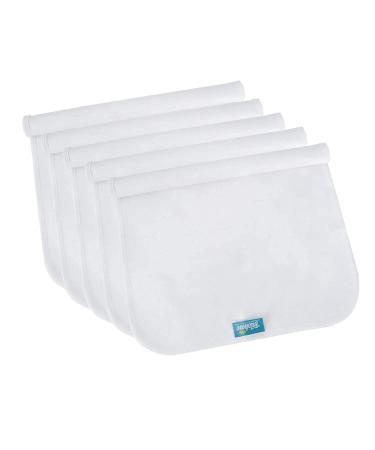 Changing Pad Liner 5 Count, Waterproof Larger Changing Pad Cover 28" X 15", Cotton Flannel, Absorbent & Skin-Friendly Changing Pad Liners (Solid Improved Thickness) 5 Count (Pack of 1) Cotton Flannel