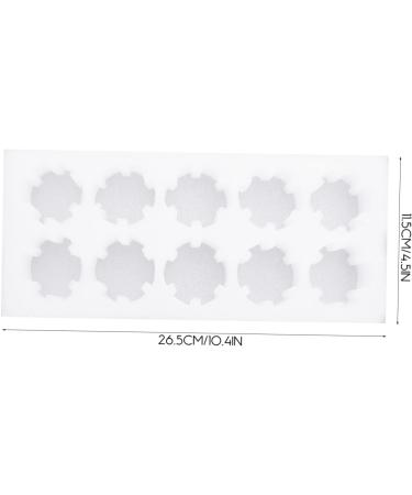 OSALADI 2 Sets 10 Egg Trays Deviled Egg Holder Egg Holder for Fridge Blank Egg Cartons Filling Shelf - Buy Online on SooperMarket.com