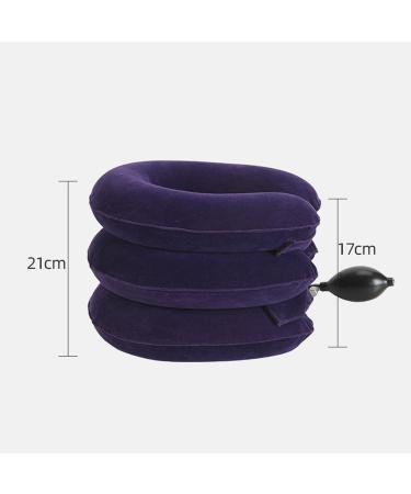 Harayaa Inflatable Neck Traction Device - Breathable Neck Support Pillow for Pain Relief | Shop Internationally - Buy Online on SooperMarket.com