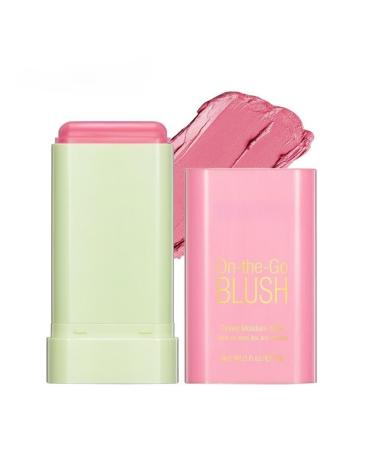 Lovelycat On-the-Go Makeup Blush Stick Tinted Moisture Stick Shadow Lips Cheek Blusher Creamy Makeup Long Lasting Natural Nude Makeup for All Skin (pink)