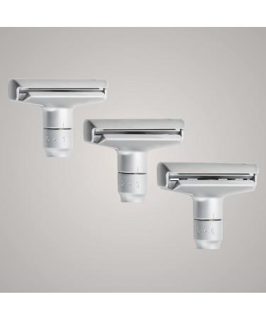 Mercury Futur 700 Razor | Classic Matt Chrom Design | Premium Wet Shaving Tool | Zinc Die Cast & Brass Handle | Made in Germany - Buy Online on SooperMarket.com