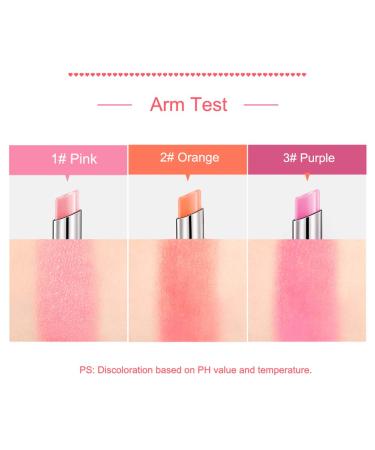 Petansy 3 Colors Jelly Lipstick Set | Moisturizing Color Changing Lip Balm | Long Lasting Formula - Buy Online on SooperMarket.com