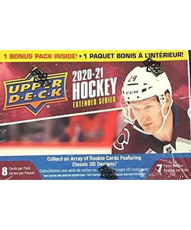 2020/21 Upper Deck Extended Series NHL Hockey Blaster Box - 7 Packs | Young Guns Rookie Cards - Buy Online on SooperMarket.com
