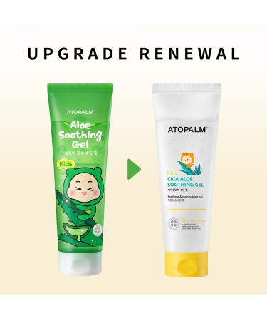 ATOPALM Kids Cica Aloe Soothing Gel - 8.5 fl. oz. | Instant Skin Relief for Kids | After Sun Care Gel | Dry & Sensitive Skin | Cica & Aloe Vera Leaf - Buy Online on SooperMarket.com