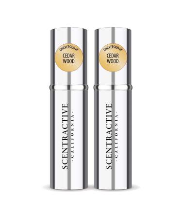 CA Perfume Impression of Emra Cedarwood For Women & Men Fragrance Concentrated Long Lasting Eau de Parfum Spray Refillable Glass Atomizer Bottle 0.17 Fl Oz/5ml-X2 EMRA CEDARWOOD 0.17 Fl Oz X 2