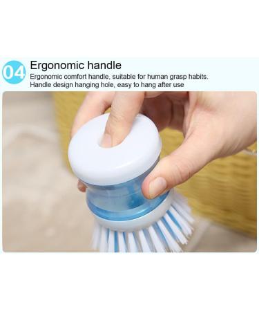 Dajidafu PP Cookware Brush Nonslip Replacement Detachable Washable Ergonomic Dish Bowl Cleaning Brushes Tool Accessories Green - Buy Online on SooperMarket.com