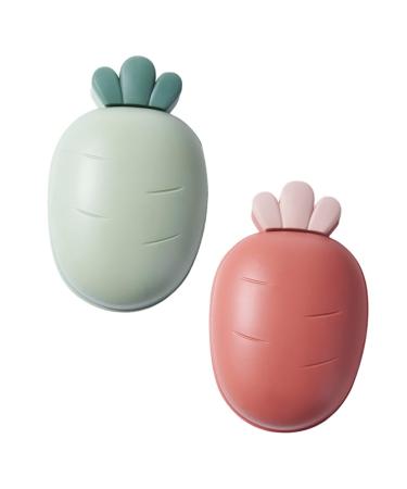 LABRIMP 2pcs Boxes Soap Box Household Storage Rack Pp