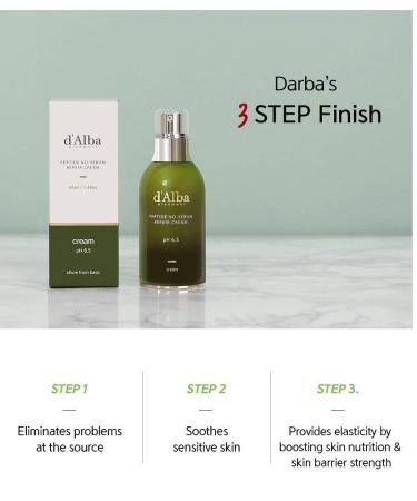 Buy d'Alba Peptide No-Sebum Repair Cream 1.69 fl oz - Hydrating & Balancing Moisturizer - Buy Online on SooperMarket.com