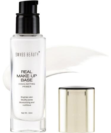 DX3 Real Makeup Base Highlighting Primer| Skin-Hydrating Poreless Primer With Natural Glow Finish For Face Makeup |Shade - Natural Tint 32Ml - Buy Online on SooperMarket.com