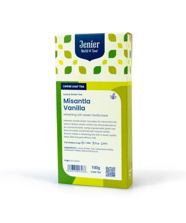 Misantla Vanilla Green Tea -100g Loose Leaf Tea
