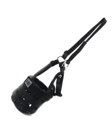 Y-H HY Horse Grazing Muzzle (Cob) (Black)