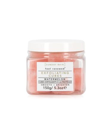 Sunday Rain Feel Renewed Exfoliating Cubes Watermelon 5.2 oz (150 g)