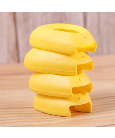 2 Pairs Silicone Hair Dye Ear Covers - Waterproof Earmuffs for Salon, Bathing, Shower & Spa - Random Color Yellow - Buy Online on SooperMarket.com