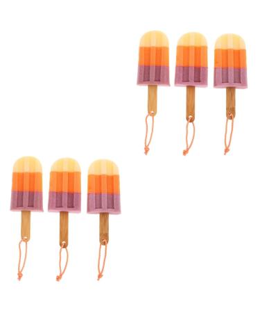6 Pcs Body Rubbing Towel Bathing Towel Body Bath Ball Bath Flower Bath Accessories