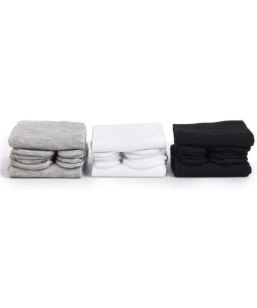 Flip Flop Socks - Elastic Cotton Split-Toe Tabi Socks for Fun Casual Style | 3 Pack (Black White Gray) - Trendy & Comfortable - Buy Online on SooperMarket.com