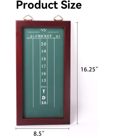 GSE Chalk Dart Scoreboard for Dart Board Cricket & 01 Games with Chalks and Chalk Wipe - Buy Online on SooperMarket.com