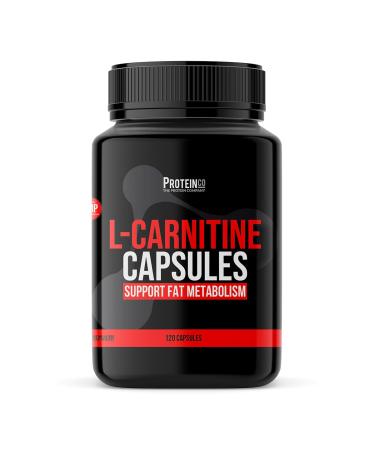 ProteinCo | Pure L-Carnitine Tartrate | 650mg | Stimulant Free Weight Loss | Enhance Energy | Antioxidant | 120 capsules