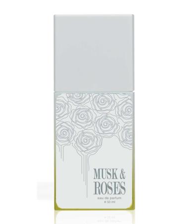 AHMED Musk & Roses 50mL Sensual Perfume for Women and Men with Sandalwood Oud Cedar Base blended with a Fresh Fruity Top by Al Maghribi Arabian Oud