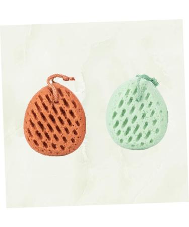 Buy 2pcs Wash Sponge Bath Loofah Scrubber - Exfoliating Tools for Bath & Shower | Ideal for All Skin Types - Buy Online on SooperMarket.com
