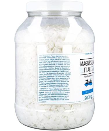 Buy 100% Zechstein Magnesium Flakes 2000g | Premium Bath Soak for International Shipping - Buy Online on SooperMarket.com