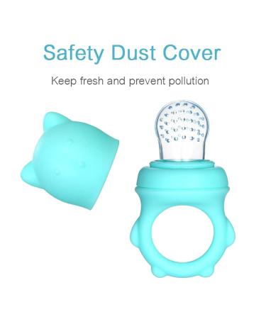 Xiaoxin Baby Food Feeder Pacifier Tooth Relief for Toddlers | S/M/L Silicone Tissue | 2-Pack for Easy International Shipping - Buy Online on SooperMarket.com