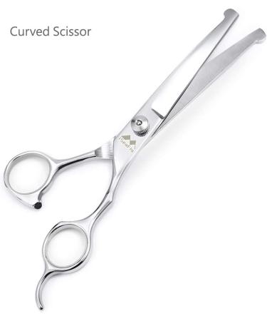 iSeaFly Dog Grooming Kit - 5 in 1 Heavy Duty Stainless Steel Scissors Set with Safety Round Tip - Best Pet Grooming Shears for Full Body Grooming - Buy Online on SooperMarket.com