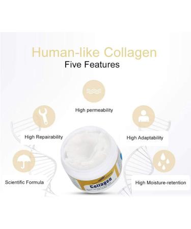 Collagen Beauty Cream Made with 100% Pure Human-like Collagen 80g Anti Aging Face Hydrating Moisturizer City Beauty Sculpting Cream Skin Firming Cream Smooth Wrinkles & Fine Lines - Buy Online on SooperMarket.com