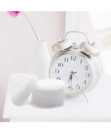 Portable Cleansing Cotton 100pcs Soft Pure Cotton Facial Pads Soft Cotton Round Cleansing Pads Dual Sides Allowing Surface Use Cotton Pads Soft Comfortable (Color : White Size : 6cm) 6cm White - Buy Online on SooperMarket.com