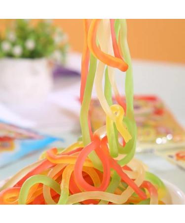 Ready to eat colored fruit fudge fruit flavored soft sweets childhood nostalgic candy gift pack casual snacks pastries healthy sweet candy colorful rope candy delicious desserts (12g*60 bags) - Buy Online on SooperMarket.com