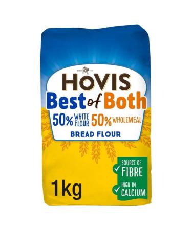 Hovis | Best Of Both Bread Flour 1kg | Best of both 50% white flour 50% wholemeal