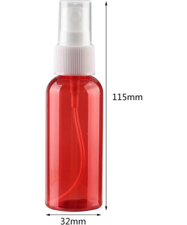 Zeoabsy 12-Pack 50ml Red Spray Bottles - Fine Mist Atomizer & Perfume Pump for Travel & DIY - Buy Online on SooperMarket.com