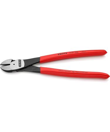 Knipex High Leverage Diagonal Cutter black atramentized plastic coated 250 mm (self-service card/blister) 74 01 250 SB Grips Plastic Coated Red 250 mm atramentized on self-service card - Buy Online on SooperMarket.com