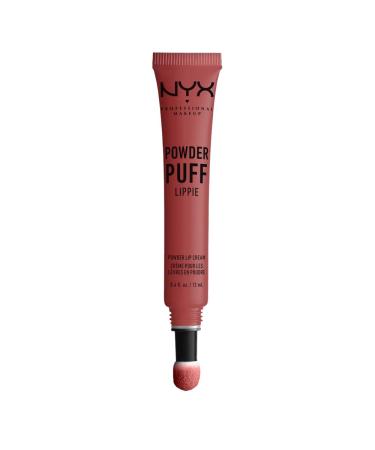 NYX PROFESSIONAL MAKEUP Powder Puff Lippie Lip Cream  Liquid Lipstick - Best Buds (Nude Rose) Best Buds 0.40 Fl Oz (Pack of 1)