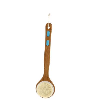 BCOATH 1 PC Bamboo Handle Brush Bath Cleaner Wash Machine Cleaner Wooden Scrub Brush Wet Bath Brushing Back Scrubber Brush Body Scrub Double-Sided Shower Brush Bath Cleaning Brush