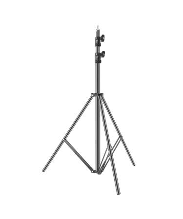 EMART Heavy Duty Light Stand 6.5ft, Spring Cushioned, Aluminum Alloy Construction, Photo Video Studio Tripod Stand for Photography Lighting, Softbox, Flash (1 Pack) 6.5ft 1 Pack