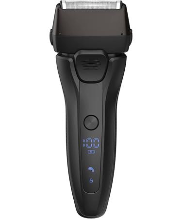 GeRRiT Men's Electric Foil Shaver Electric Razor for Men Men's Electric Shavers with Pop-up Precision & Sideburn Trimmer Rechargeable Wet & Dry Cordless Shaver