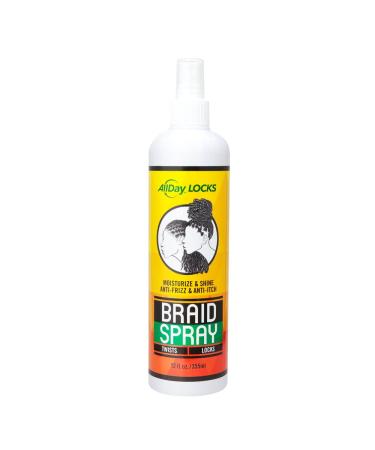 AllDay Locks Braid Foam (8 oz) & Braid Spray (12 oz) Bundle | Frizz Control Lightweight Easy to Apply | Sets & Revives Braids Locks Twists Cornrows - Buy Online on SooperMarket.com