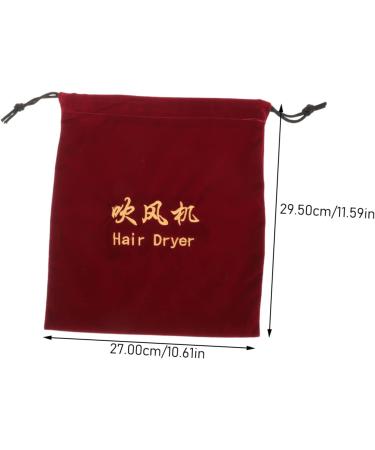 Gogogmee 3 Pcs Hair Dryer Storage Bag Drawstring Storage Bag Portable Hair Dryer Bag Blow Dryer Bag Fabric - Buy Online on SooperMarket.com